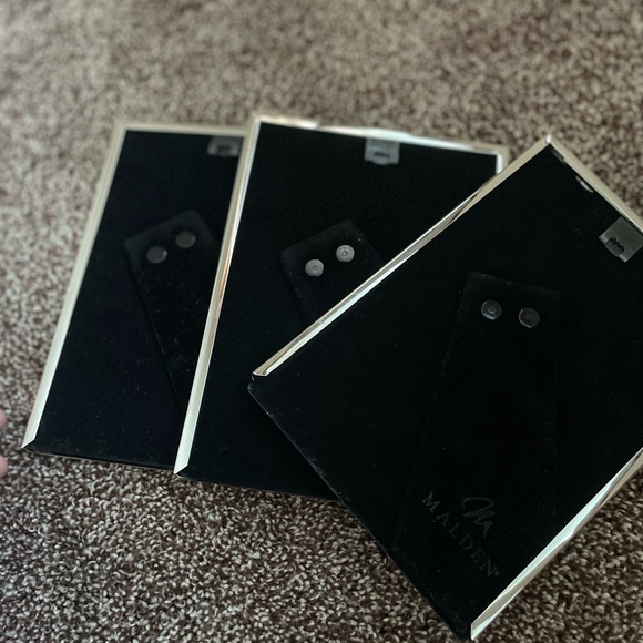 Silver Photo Frames 7x5 Set of 3 - Picture 2 of 4